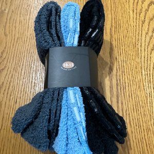 DEBRA WEITZNER Socks 3 pairs Non-skid Grip Slipper Socks - Unisex - NWT